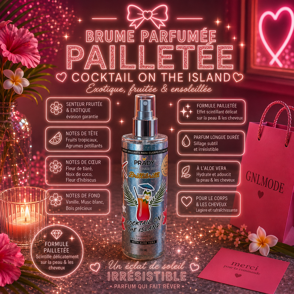 Brume pailletée